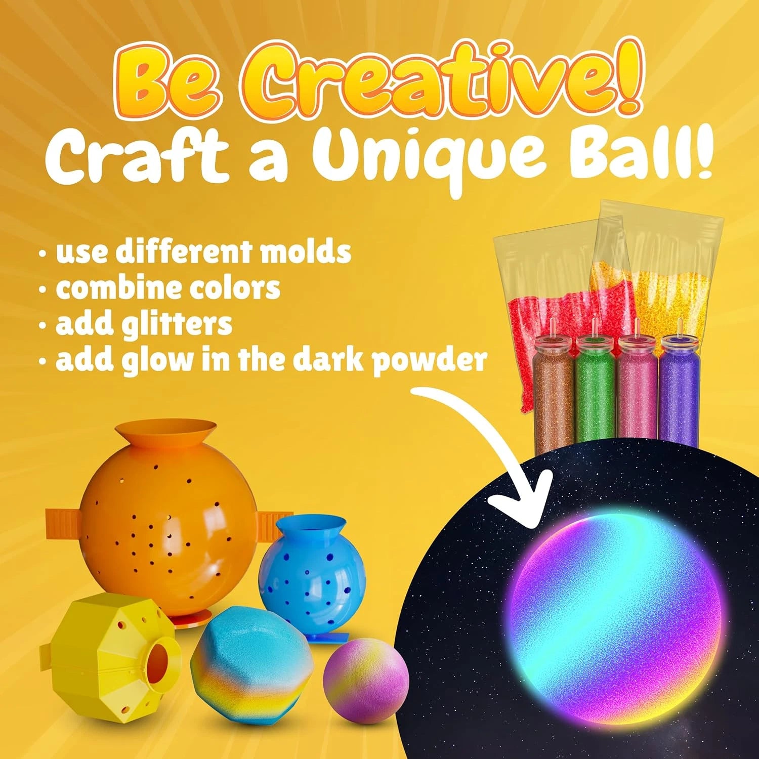 Create Your Own Bouncy Balls Kit – Creative Activity for Kids