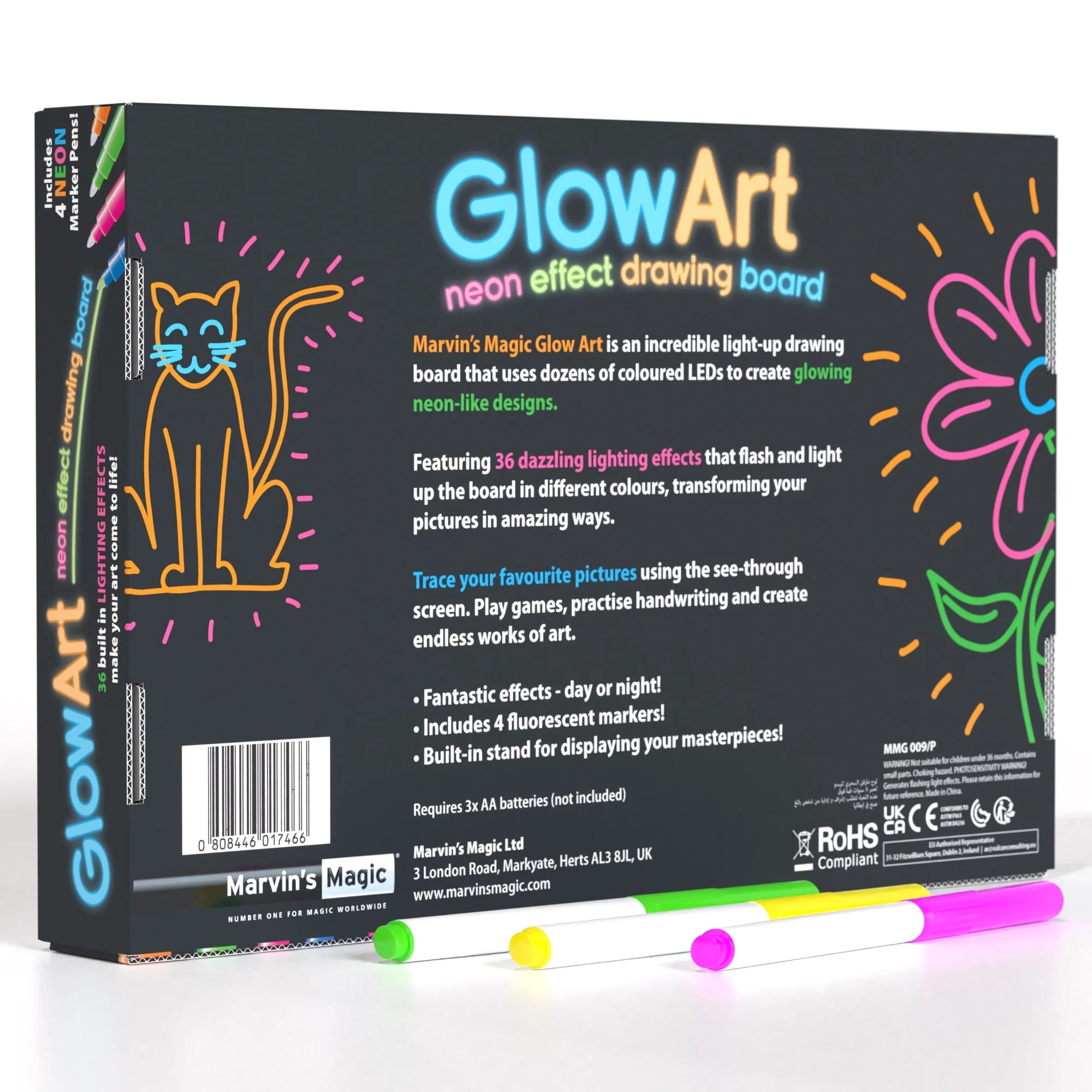 Magic Neon Glow Drawing Board