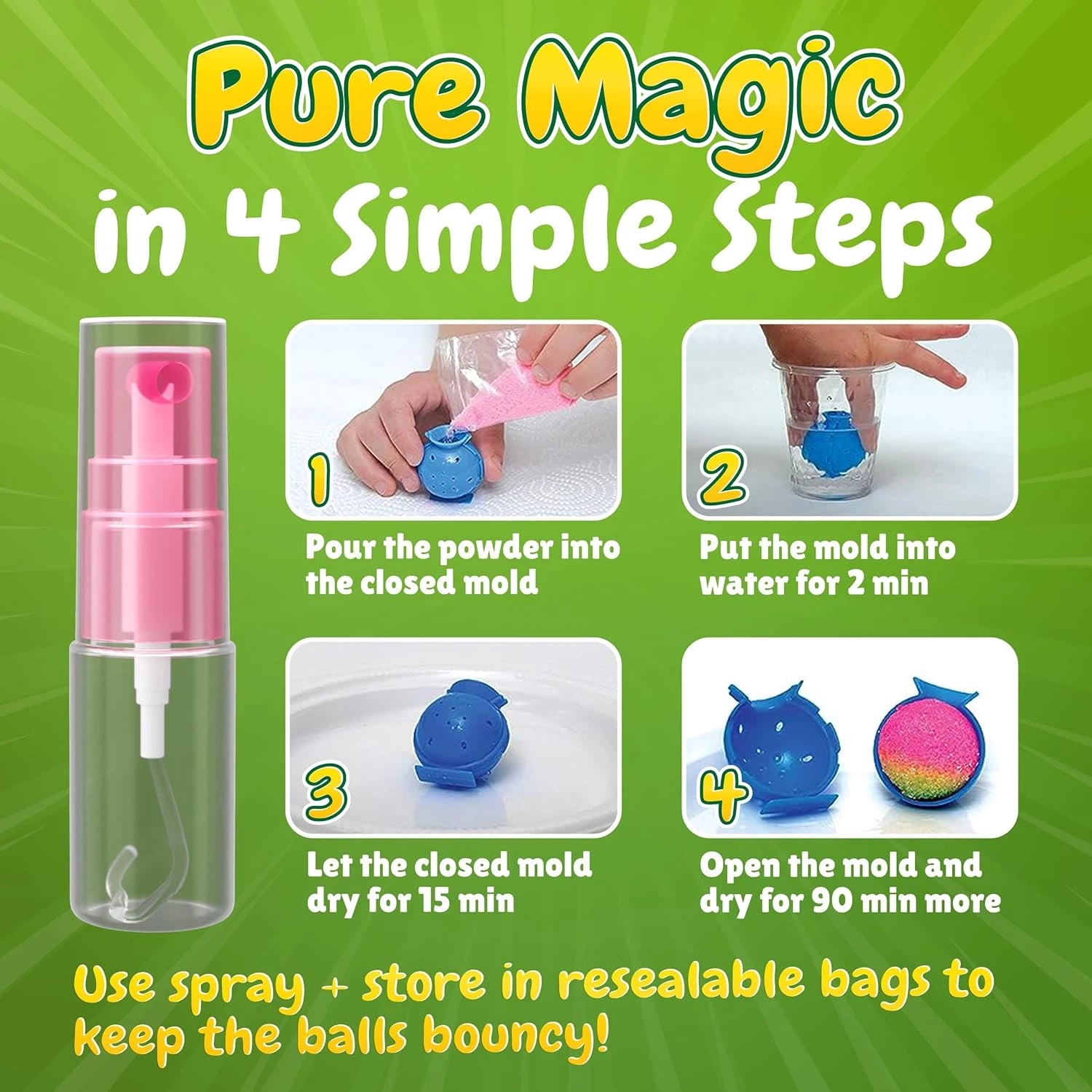 Create Your Own Bouncy Balls Kit – Creative Activity for Kids