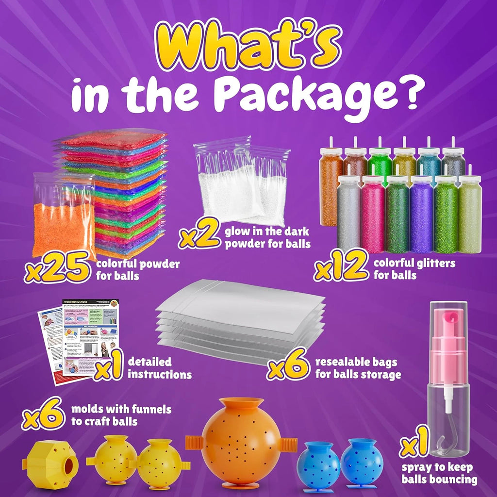 Create Your Own Bouncy Balls Kit – Creative Activity for Kids